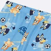 Toddler Boys Bluey Crew Neck Short Sleeve 3-pc. Pajama Set