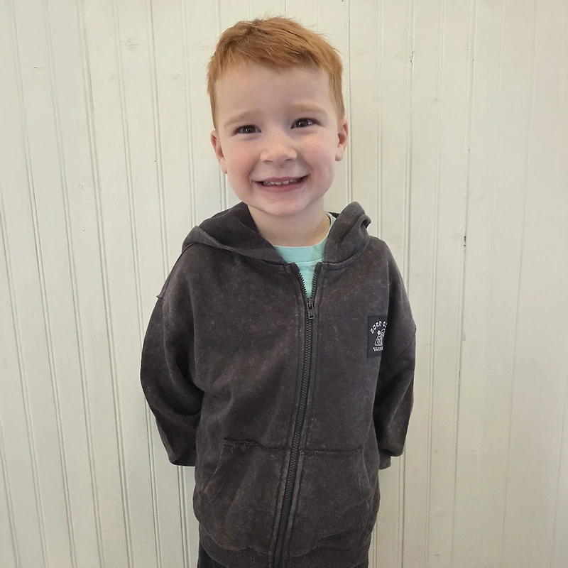 Grayson Little Toddler Boys Long Sleeve Zipper Hoodie