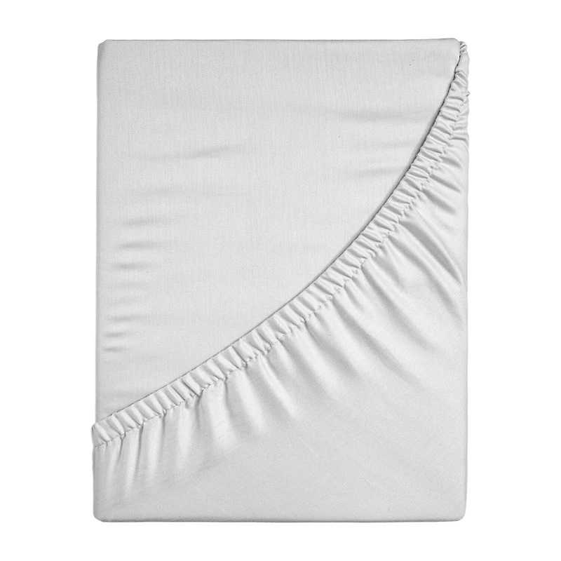 SUPERIOR® Gina Organic Percale Crisp Breathable 300tc Deep Pocket Sheet Set