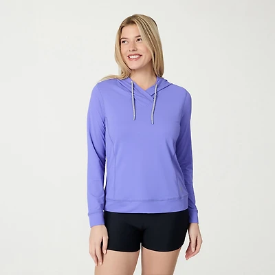 Free Country Womens Long Sleeve Moisture Wicking Active Hoodie