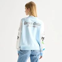 Hello Kitty® And Friends X The Powerpuff Girls™ Womens Juniors Fleece Midweight Bomber Jacket