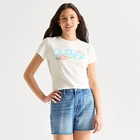 Beach Boys Baby Tee Womens Juniors Crew Neck Short Sleeve Fitted Graphic T-Shirt