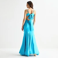 Dear Moon Womens Juniors Square Neck Sleeveless Spaghetti Straps Bodycon Dress