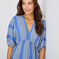 Melonie T Womens V Neck Short Sleeve Dolman Maxi Dress