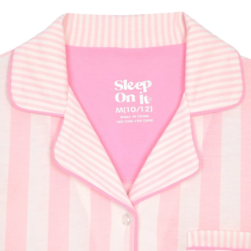 Sleep On It Toddler Girls Short Sleeve 2-pc. Pajama Sets