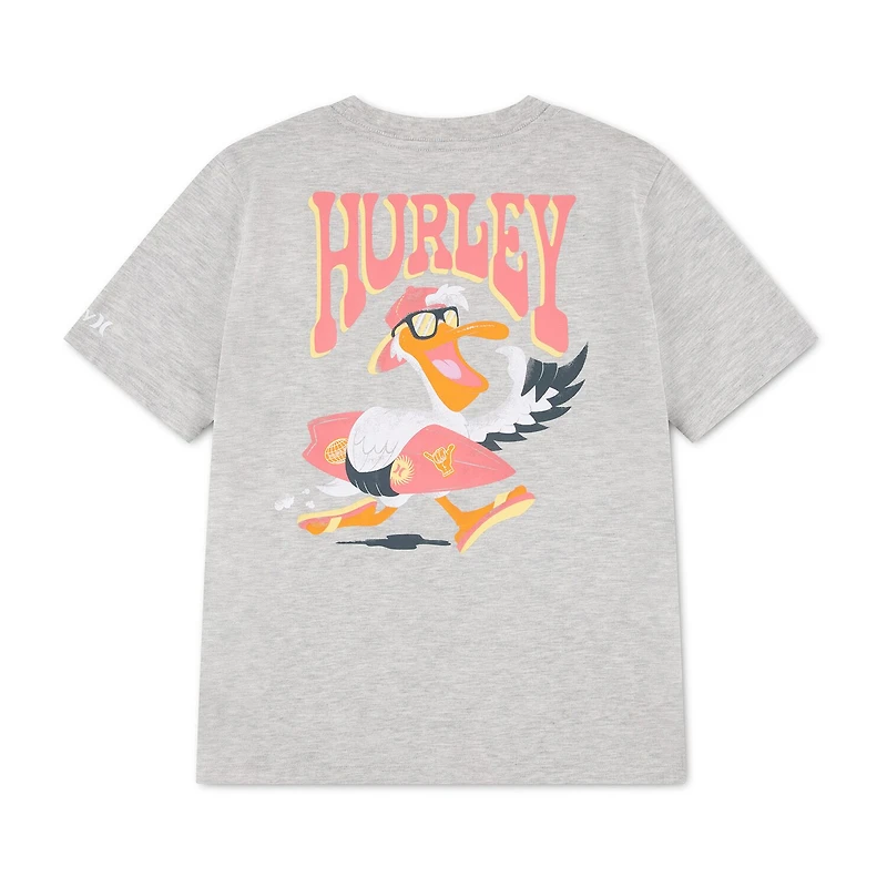 Hurley Big Kid Boys Crew Neck Short Sleeve Regular Fit Graphic T-Shirt