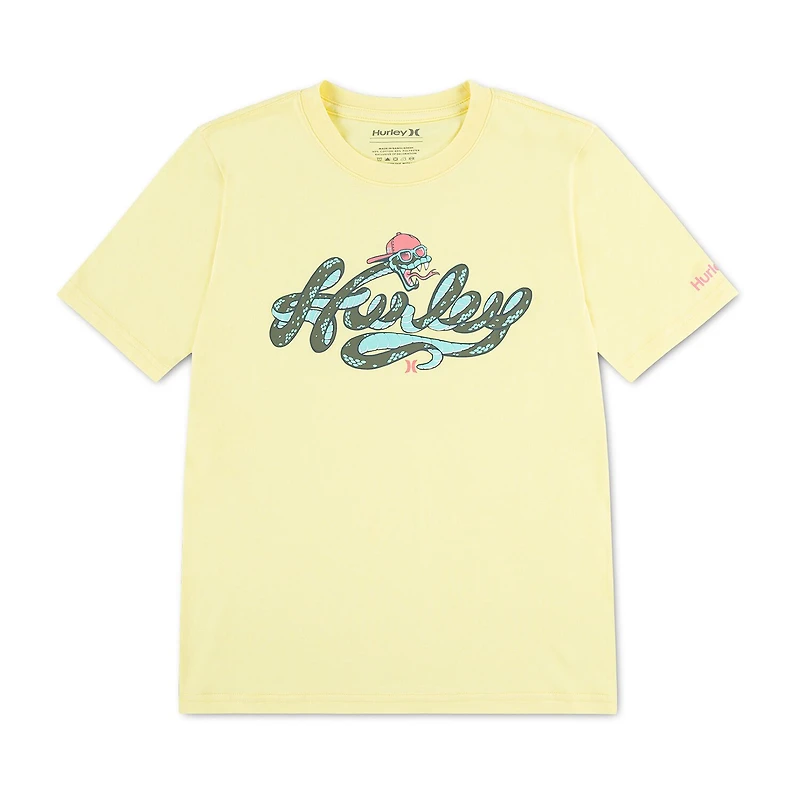 Hurley Big Kid Boys Crew Neck Short Sleeve Regular Fit Graphic T-Shirt
