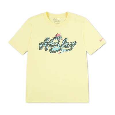 Hurley Big Kid Boys Crew Neck Short Sleeve Regular Fit Graphic T-Shirt