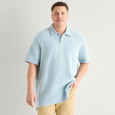 Stylus Big and Tall Mens Regular Fit Short Sleeve Polo Shirt
