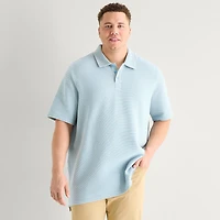 Stylus Big and Tall Mens Regular Fit Short Sleeve Polo Shirt
