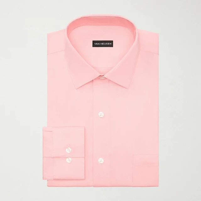 jcpenney dress shirts The Fox Collection Red Green Button Up Flannel Shirt Button Down Collar Van Heusen Everyday Defense Stain