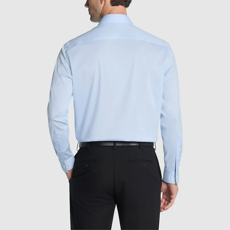 Van Heusen Ultra Flex Mens Regular Fit Stretch Fabric Wrinkle Free Long Sleeve Dress Shirt