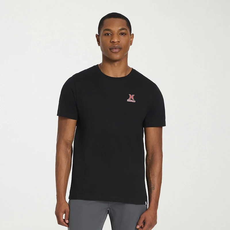 Hurley Mens Crew Neck Short Sleeve Regular Fit Graphic T-Shirt
