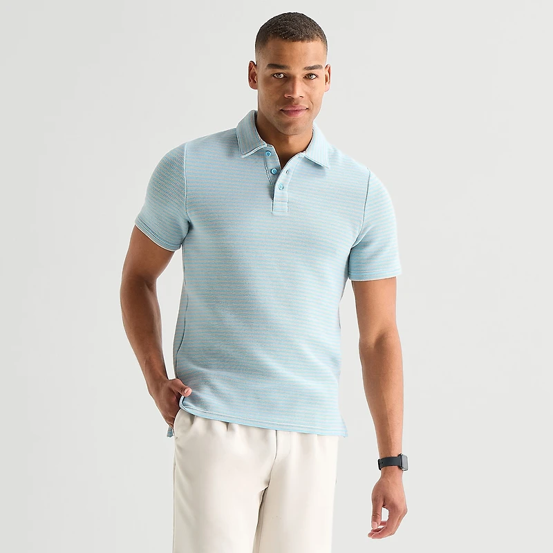 Stylus Mens Regular Fit Short Sleeve Polo Shirt