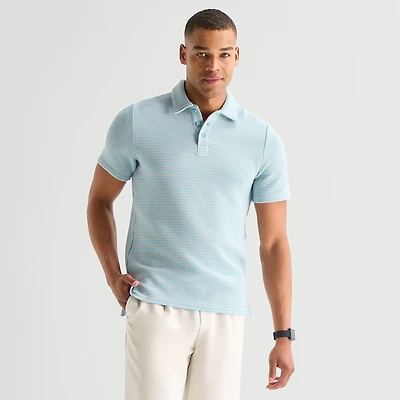 Stylus Mens Regular Fit Short Sleeve Polo Shirt