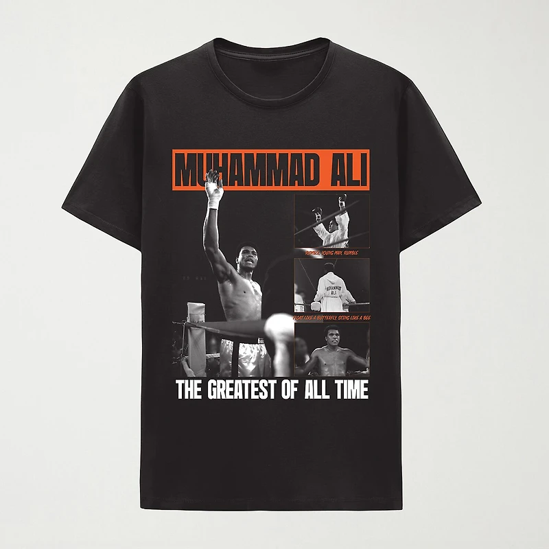 Mens Crew Neck Short Sleeve Classic Fit Big and Tall Graphic T-Shirt