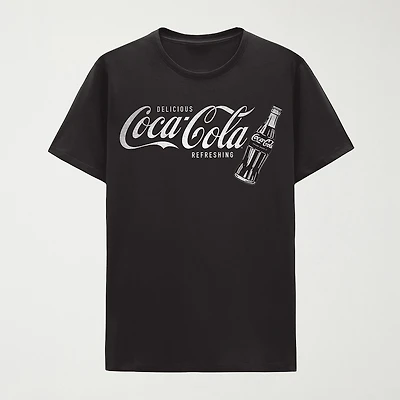 Mens Crew Neck Short Sleeve Classic Fit Big and Tall Graphic T-Shirt