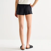 Arizona Juniors Womens Mid Rise Jogger Short