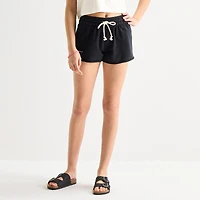 Arizona Juniors Womens Mid Rise Jogger Short
