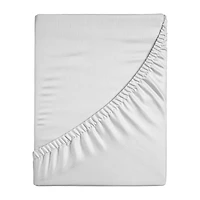 SUPERIOR® Gina Organic Percale Crisp Breathable 300tc Fitted Sheet