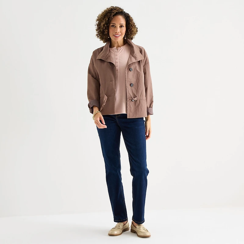 Liz Claiborne Womens Tall Lightweight Softshell Jacket
