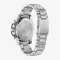 Citizen Sport Casual Mens Chronograph Silver Tone Stainless Steel Bracelet Watch Ca4431-50e