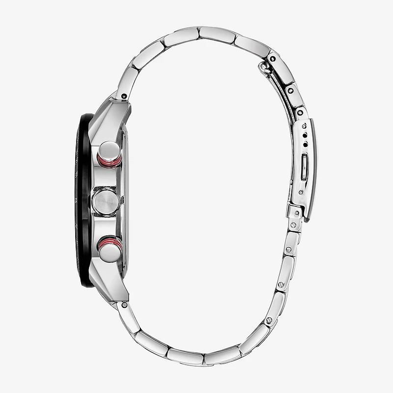 Citizen Sport Casual Mens Chronograph Silver Tone Stainless Steel Bracelet Watch Ca4431-50e