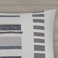 INK+IVY Serena 3 Piece Cotton Printed Comforter Set w/ trims