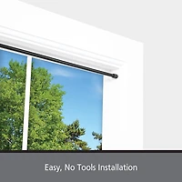 Kenney Fast Fit No Tools 2 Pack 7/16 Tension Curtain Rod