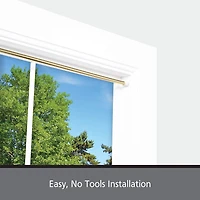 Kenney Fast Fit No Tools Pack 7/16 Tension Curtain Rod