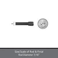 Kenney Fast Fit No Tools 2 Pack 7/16 Tension Curtain Rod