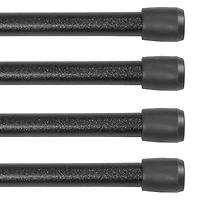 Kenney Fast Fit No Tools Pack 7/16 Tension Curtain Rod