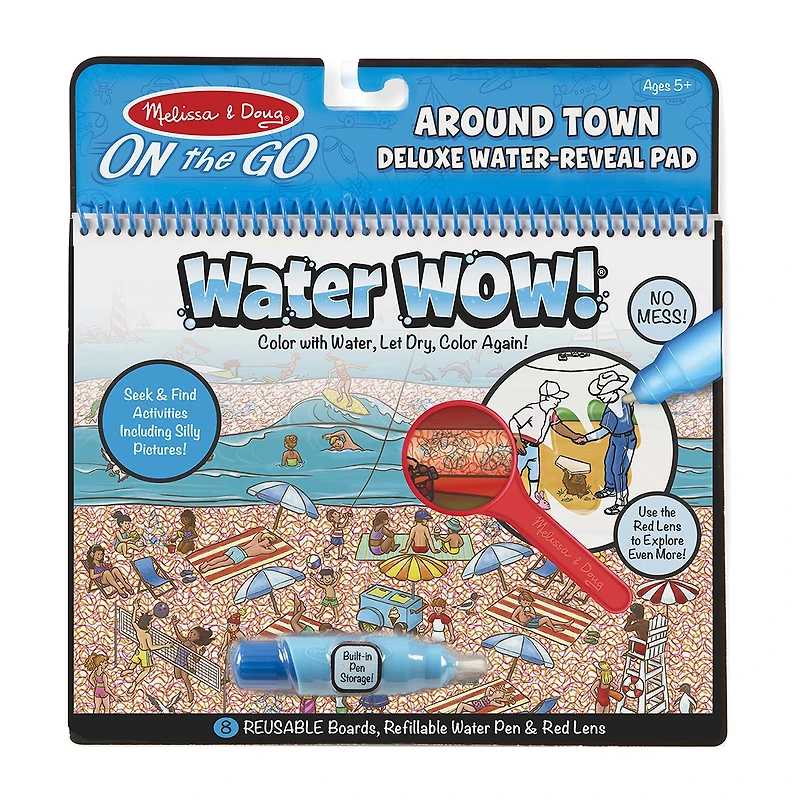 Melissa & Doug Water Wow Around Town Coloring Set