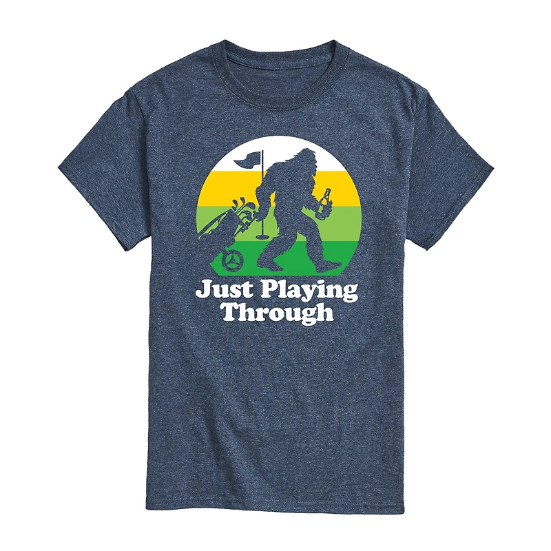 Mens Short Sleeve Golf Graphic T-Shirt
