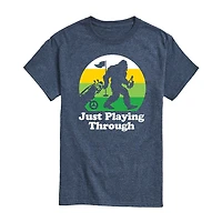 Mens Short Sleeve Golf Graphic T-Shirt