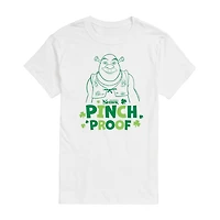 Mens Crew Neck Short Sleeve Shrek St. Patrick's Day T-Shirt