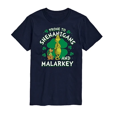 Mens Short Sleeve Dr. Seuss St. Patrick's Day Graphic T-Shirt