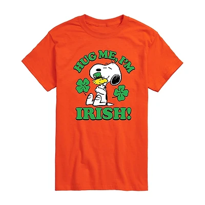 Mens Short Sleeve Peanuts St. Patrick's Day T-Shirt