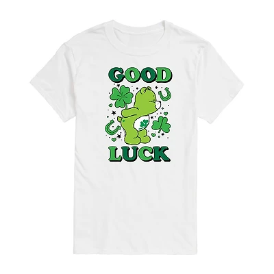 Mens Short Sleeve Care Bears St. Patrick's Day Graphic T-Shirt