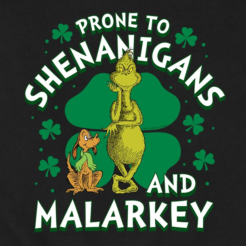Mens Long Sleeve Dr. Seuss St. Patrick's Day Sweatshirt