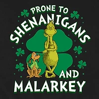Mens Long Sleeve Dr. Seuss St. Patrick's Day Sweatshirt