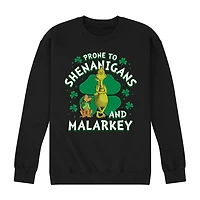 Mens Long Sleeve Dr. Seuss St. Patrick's Day Sweatshirt