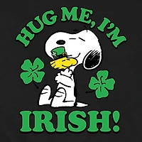 Mens Long Sleeve Peanuts St. Patrick's Day Sweatshirt
