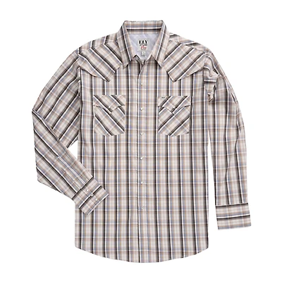 Ely Cattleman Mens Long Sleeve Western Shirt