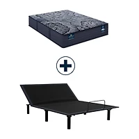 Serta Quilted Perfect Sleeper X Hybrid Knox 13.5" Firm Tight Top - Mattress + Adjustable Base