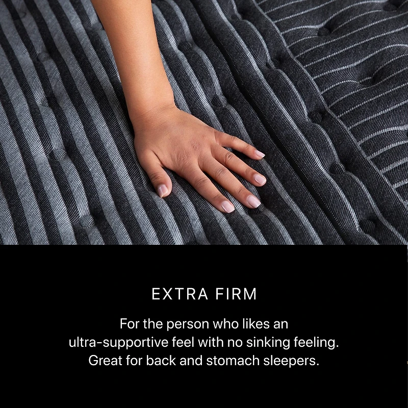 Beautyrest Black Series One 13.5" Extra Firm Tight Top - Mattress + Adjustable Base