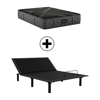 Beautyrest Black Series One 14.25" Medium Tight Top - Mattress + Adjustable Base