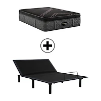 Beautyrest Black Series Two 16.25" Plush Pillow Top - Mattress + Adjustable Base