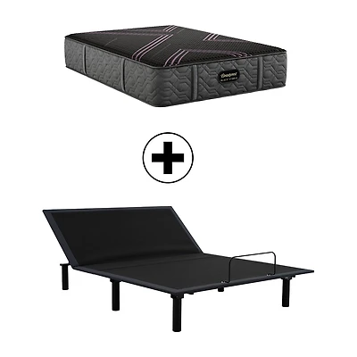 Beautyrest Black Series Two 14.25" Firm Tight Top - Mattress + Adjustable Base