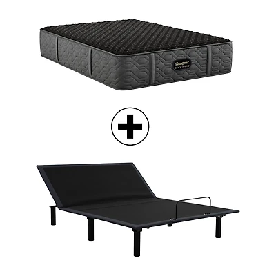 Beautyrest Black Series Three 15" Firm Tight Top - Mattress + Adjustable Base